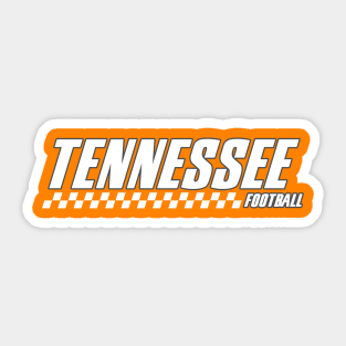 Tennessee Football White Sticker